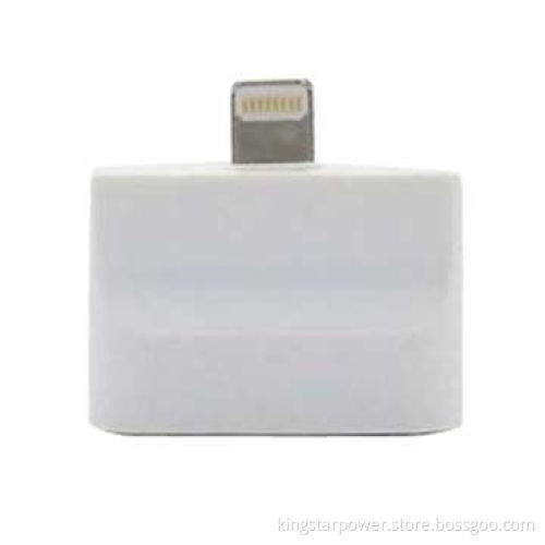 2-in-1 Adapter, 8 Pin Male to 30 Pin and Micro USB Female for iPhone 5 iPad 4 mini